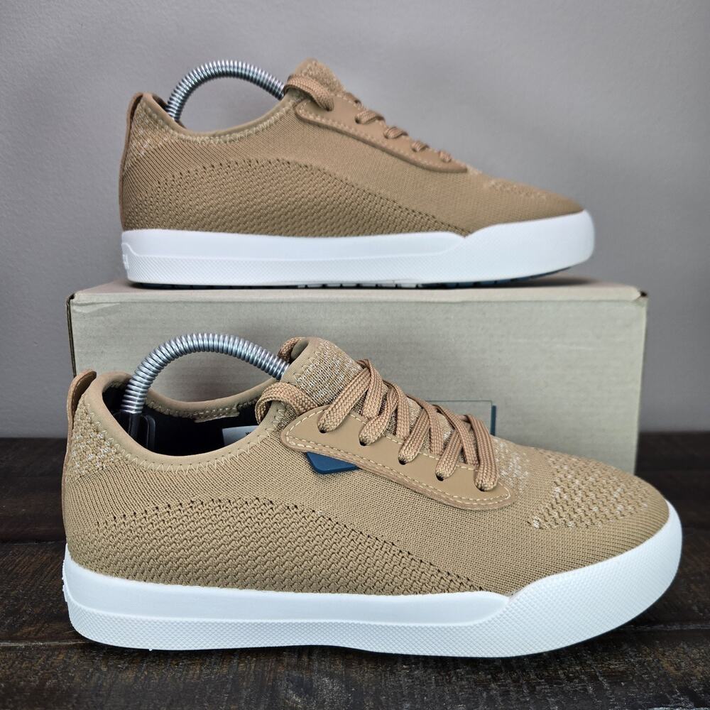 Vessi Weekend 1.5 Sneaker Womens Size 6 Waterproof Shoes Oak Brown White